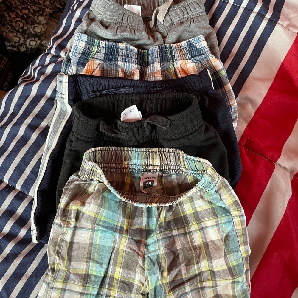 5 pairs of shorts